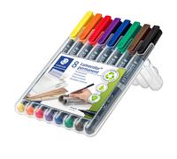 STAEDTLER permanent Marker Lumocolor, Superfein, ca. 0,4 mm, wisch- und wasserfe