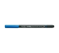 Pennarello Lyra Aqua Brush Duo: blu di cobalto chiaro, ast. app. da 10 u.