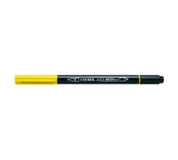 Pennarello Lyra Aqua Brush Duo: giallo limone, ast. app. da 10 u.