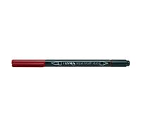 Pennarello Lyra Aqua Brush Duo: rosso di Venezia, ast. app. da 10 u.