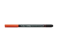 Pennarello Lyra Aqua Brush Duo: rosso permanente, ast. app. da 10 u.