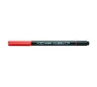 Pennarello Lyra Aqua Brush Duo: rosso saturno, ast. app. da 10 u.