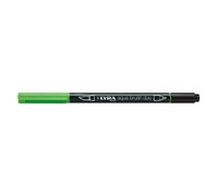 Pennarello Lyra Aqua Brush Duo: verde brillante, ast. app. da 10 u.