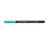 Pennarello Lyra Aqua Brush Duo: verde francese, ast. app. da 10 u.