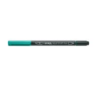 Pennarello Lyra Aqua Brush Duo: verde notte, ast. app. da 10 u.