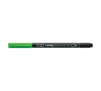 Pennarello Lyra Aqua Brush Duo: verde smeraldo, ast. app. da 10 u.