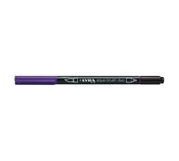 Pennarello Lyra Aqua Brush Duo: violetto, ast. app. da 10 u.