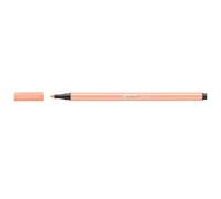 Stabilo Pen 68 Pack of 10 Felt-Tip Pens Medium Tip Carne claro