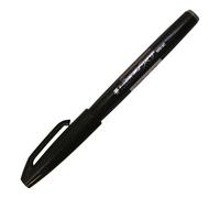 Pennarello Pentel Fude Touch Sign Pen nero con pennellate (SES15C-A)