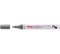 Pentel MMP10-MA - Pennarello a vernice con inchiostro ad effetto espressivo - nero metallizzato, tratto da 2,5 mm, 1 pezzo