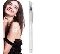 Pennarello per la pelle - Penna per marcatura artistica, lavabile, penna bianca da disegno, penna per marcatura della pelle, strumento per body art per adolescenti e adulti