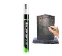 Pennarello Per Lapide - Penne Per Vernice Impermeabili Per Legno | Penne Per Riparazione Di Iscrizioni Resistenti Ai Raggi UV E Al Calore Per Iscrizioni Commemorative Con Scritte Su Lapidi (Nero)