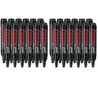 Pennarello per lavagna a fogli mobili, a tinta unita, 3-6 mm Confezione da 24 pezzi nero