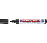 Pennarello per lavagna bianca Edding 660 - Punta tonda - Tratto compreso tra 1.5 e 3 mm. - Inchiostro pigmentato - Ricaricabile NEW