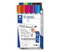 Pennarello per lavagna bianca Staedtler Lumocolour Bullet Tip 10pz