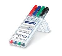 Pennarello Per Lavagna Staedtler Lumocolor Punta Media Con 4 Pezzi