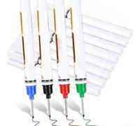 Pennarello per marcatura con fori profondi, 13 cm, per spazi ristretti e | Set da 12 pezzi, inchiostro impermeabile a base di olio, formula ad asciugatura rapida, segni resistenti alle sbavature