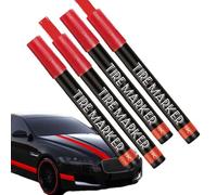 Pennarello Per Pneumatici,4 Pezzi Pastelli Di Marcatura Rapida | Marcatori Permanenti Colorati Impermeabili A Base | Per Tessuto Ceramica Metallo Pietra