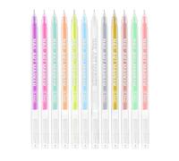 Pennarello per unghie, a lunga durata, 12 colori, per la pittura delle unghie, professionale, per viaggi, feste, scuola, fidanzata, moglie, amica