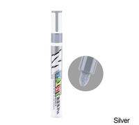 Pennarello per vernice metallizzata per auto (argento), pennarello per vernice per pneumatici per veicoli,