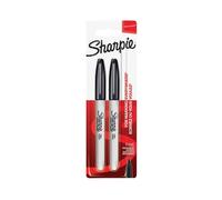 Pennarello Permanente Fine Tip Sharpie Nero (Confezione 2) SHP1985860