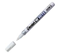 Pennarello Permanete Bianco Pentel Fine Point Singolo 100WS