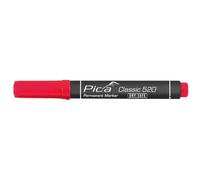 Pennarello pica classic punta tonda rosso - 10 pz