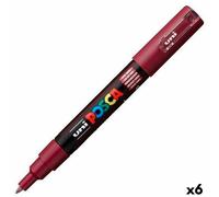 Pennarello POSCA PC-1M Rosso Bordeaux [6 Unità]