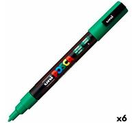 Pennarello POSCA PC-3M Verde [6 Unità]