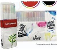 PENNARELLO PREMIUM CON PUNTA A PENNELLO - STABILO PEN 68 BRUSH - ROLLERSET CON 1