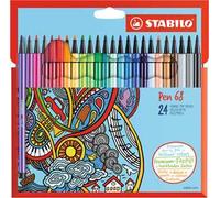 Pennarello Premium - STABILO Pen 68 - Astuccio in Cartone da 24 - Colori assortiti
