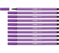 Pennarello Premium - STABILO Pen 68 - Confezione da 10 - Lilla - NUOVO
