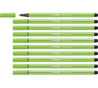 Pennarello Premium - STABILO Pen 68 - Confezione da 10 - Verde Fluorescente - NU