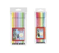 Pennarelli Stabilo Pen 68 punta feltro - tratto 1,00mm - astuccio 8 colori pastello - Stabilo