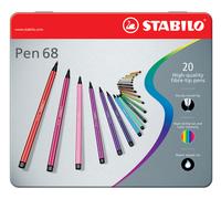 PENNARELLO PREMIUM - STABILO PEN 68 - SCATOLA IN METALLO DA 20 - COLORI ASSORTIT