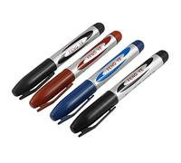 Pennarello Riutilizzabile Guscio in plastica Pennarelli indelebili neri Penna a inchiostro rosso blu 4 pezzi Qualità eccellente e popolare Design pratico e duraturo