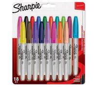 Pennarello Sharpie Fine 18 colori punta fine multicolore