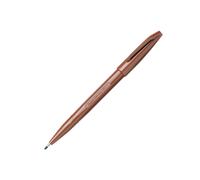Pennarello Sign Pen S520 punta feltro - punta 2 mm - marrone - Pentel
