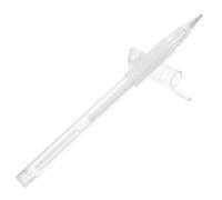 Pennarello Sopracciglia Bianco 1mm, Punta Singola, per Mappatura | Corpo Trasparente in Plastica, Segni Duraturi sulla Pelle, per Microblading e Preparazione nei Saloni