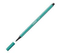 Pennarello stabilo acquerellabile penna 68 turchese 1 mm - Confezione da 10