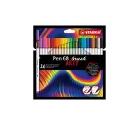 STABILO Pen 68 brush ARTY marcatore Colori assortiti 24 pz
