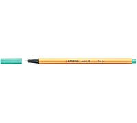 Pennarello Stabilo Point 88 con punta in fibra fine - Tratto da 0.4 mm - Inchiostro aqua base - Colore ghiaccio green