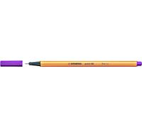 Pennarello Stabilo Point 88 punta fibra fine - Tratto da 0.4 mm - Base acqua Inchiostro - Colore lilla