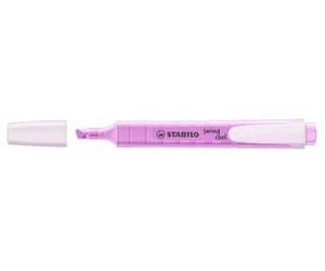 Pennarello Stabilo Swing Cool Pastel Fluorescente - Corpo piatto - Punta a scalpello - Linea tra 1 e 4 mm - Inchiostro a base d acqua - Anti-essiccante - Colore fucsia ghiacciato