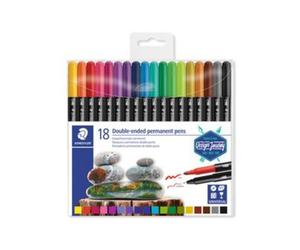 Pennarello Staedtler 3187 Multicolore 3 mm 18 pezzi Blister