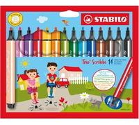 Stabilo Trio Scribbi set di 14 pennarelli