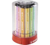 Stabilo Trio Scribbi - Pennarello triangolare con punta ammortizzata - Set da Scrivania - 12 Colori assortiti