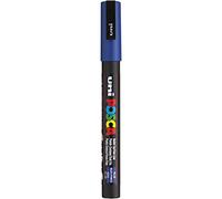 uni-ball 186551 - Pennarello POSCA con punta tonda fine, blu scuro