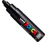 Pennarello Uni POSCA PC-7 m Penna Artistica - Punta pennino 4.5 - 5.5 mm - 15 colori - Nuova uscita 2017 Nero