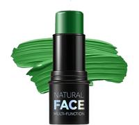 Pennarello verde da 6 g, trucco di Halloween, per trucchi da strega, grinch, zombie, matita per trucco per il corpo verde cremoso, facile da applicare e rimuovere, per bambini e adulti (verde)